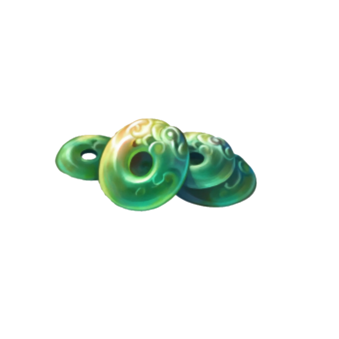 60 Ornate Jades